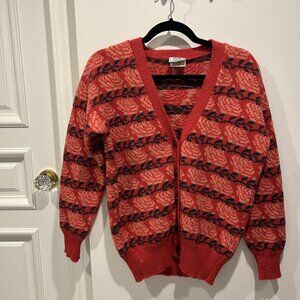 Laura Ashley Botton - Down Sweater - Size Medium - Vintage Mint Condition